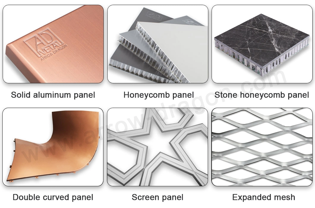 High Strength PVDF Solid Aluminum Sheet/Panel for Wall Covering