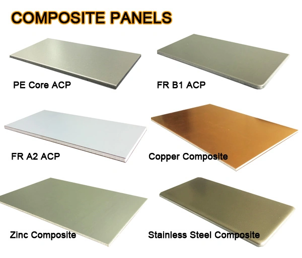 Aluminum Material Decorative Sheet Metal Panels Aluminium Composite